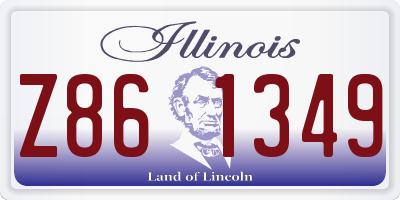 IL license plate Z861349