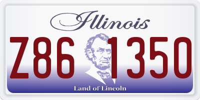 IL license plate Z861350