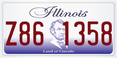 IL license plate Z861358