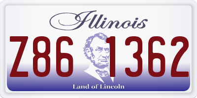 IL license plate Z861362