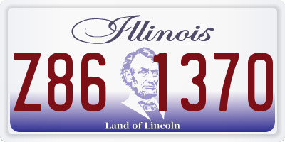 IL license plate Z861370