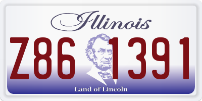 IL license plate Z861391
