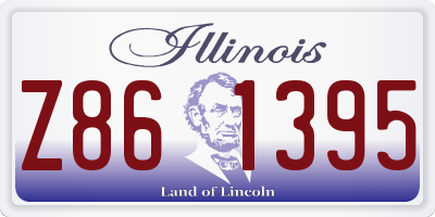 IL license plate Z861395