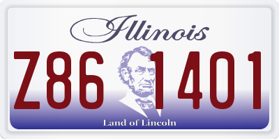 IL license plate Z861401
