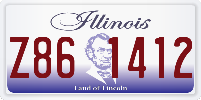 IL license plate Z861412
