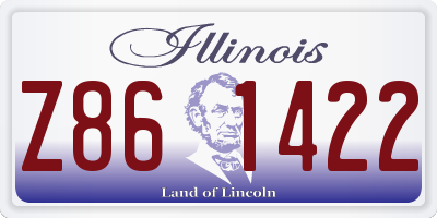 IL license plate Z861422