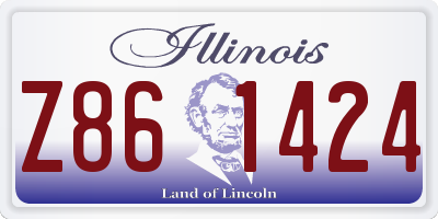 IL license plate Z861424