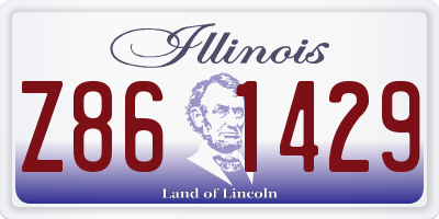 IL license plate Z861429