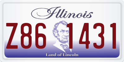 IL license plate Z861431