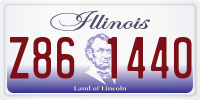 IL license plate Z861440