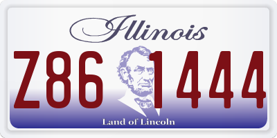 IL license plate Z861444