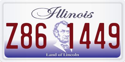 IL license plate Z861449