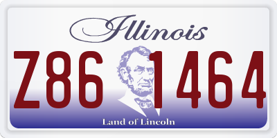 IL license plate Z861464