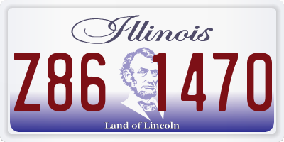 IL license plate Z861470