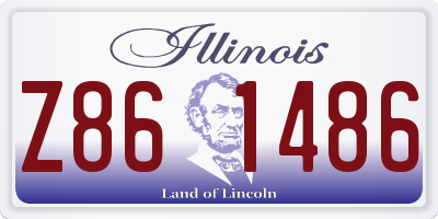 IL license plate Z861486