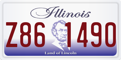 IL license plate Z861490