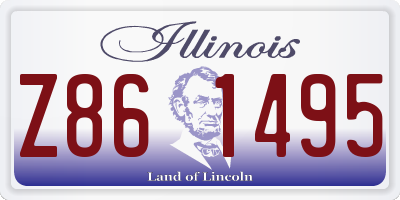 IL license plate Z861495