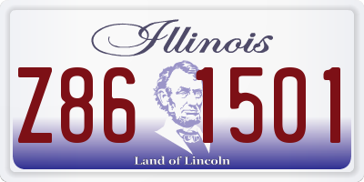 IL license plate Z861501
