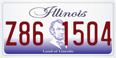 IL license plate Z861504