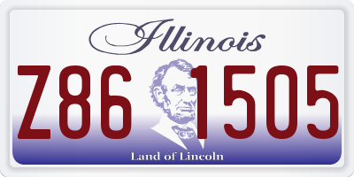 IL license plate Z861505