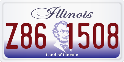 IL license plate Z861508
