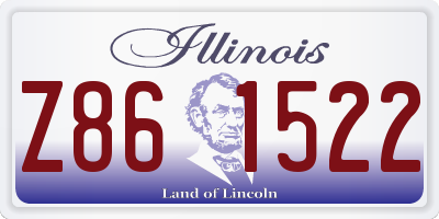 IL license plate Z861522