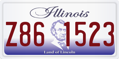 IL license plate Z861523