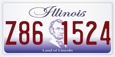 IL license plate Z861524