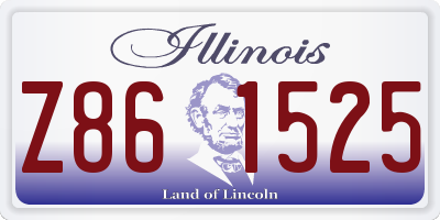 IL license plate Z861525