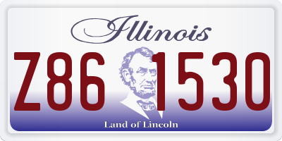 IL license plate Z861530