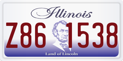 IL license plate Z861538