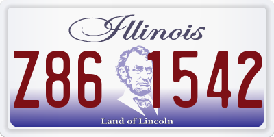 IL license plate Z861542