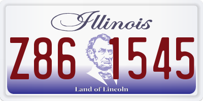 IL license plate Z861545