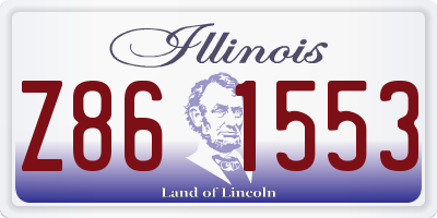 IL license plate Z861553