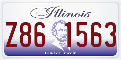 IL license plate Z861563