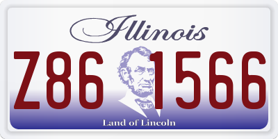 IL license plate Z861566