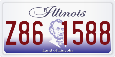 IL license plate Z861588