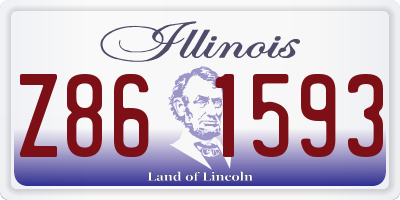 IL license plate Z861593