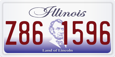 IL license plate Z861596