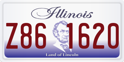 IL license plate Z861620