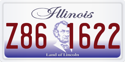 IL license plate Z861622