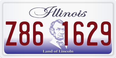 IL license plate Z861629