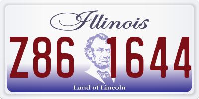 IL license plate Z861644
