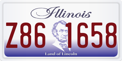 IL license plate Z861658