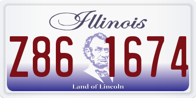 IL license plate Z861674