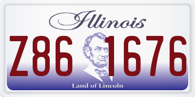 IL license plate Z861676