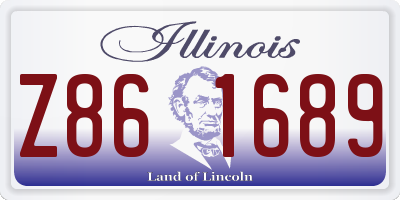 IL license plate Z861689
