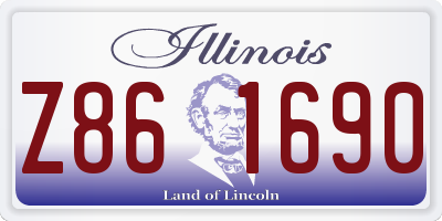 IL license plate Z861690