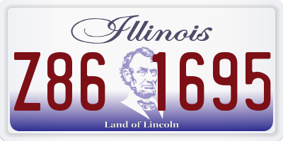 IL license plate Z861695
