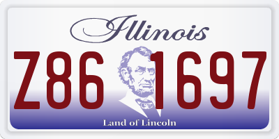 IL license plate Z861697